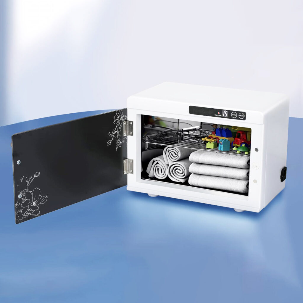 Touch screen nail tool UV disinfection cabinet