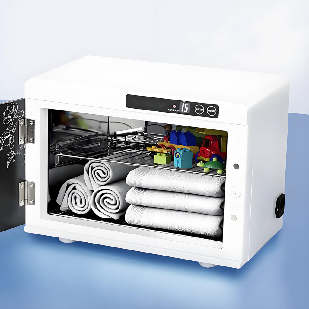 Touch screen nail tool UV disinfection cabinet