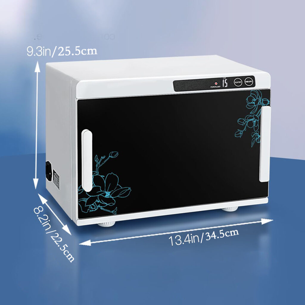 Touch screen nail tool UV disinfection cabinet