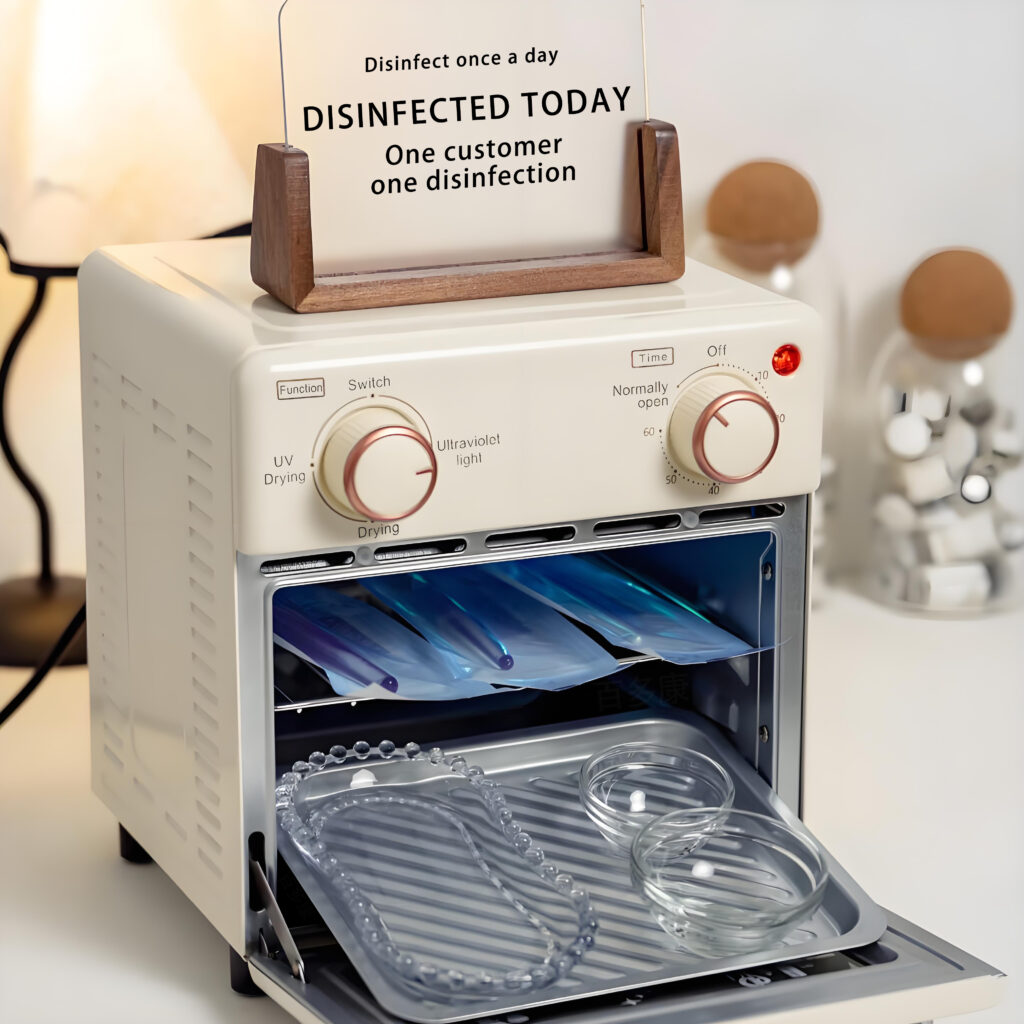 Multi functional drying UV disinfection cabinet