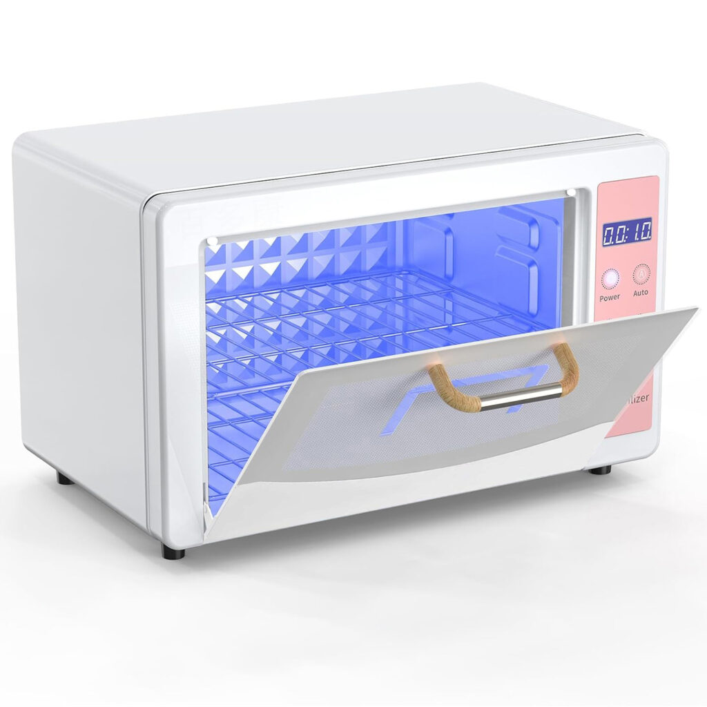 UV drying and disinfection cabinet for nail tools UV drying and disinfection cabinet for nail tools
