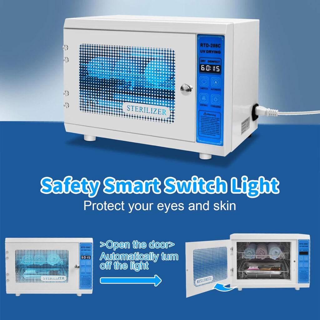 Nail Tool Heating, Drying, Disinfection Cabinet