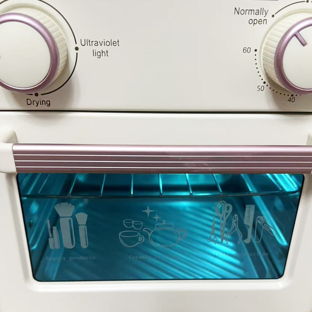 Detail drawing of UV drying disinfection cabinet