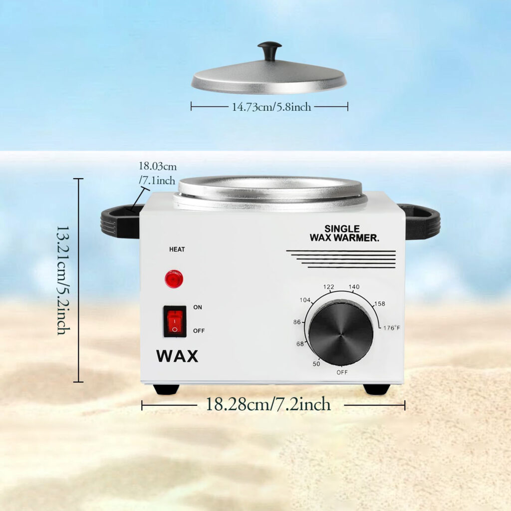 Size of wax therapy machine