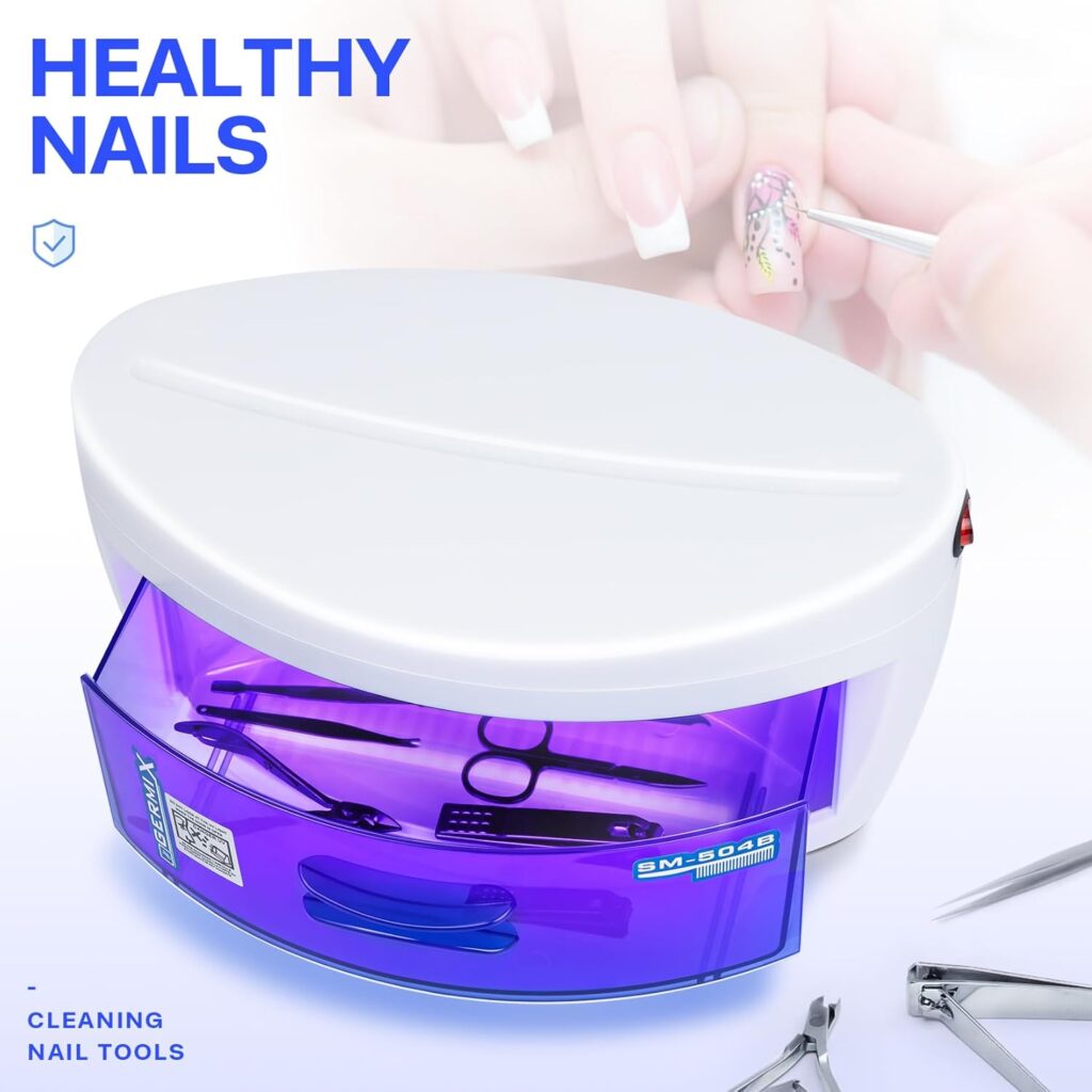 504B UV Sterilizer Disinfection Cabinet Ozone Disinfect for Nail Tools ...